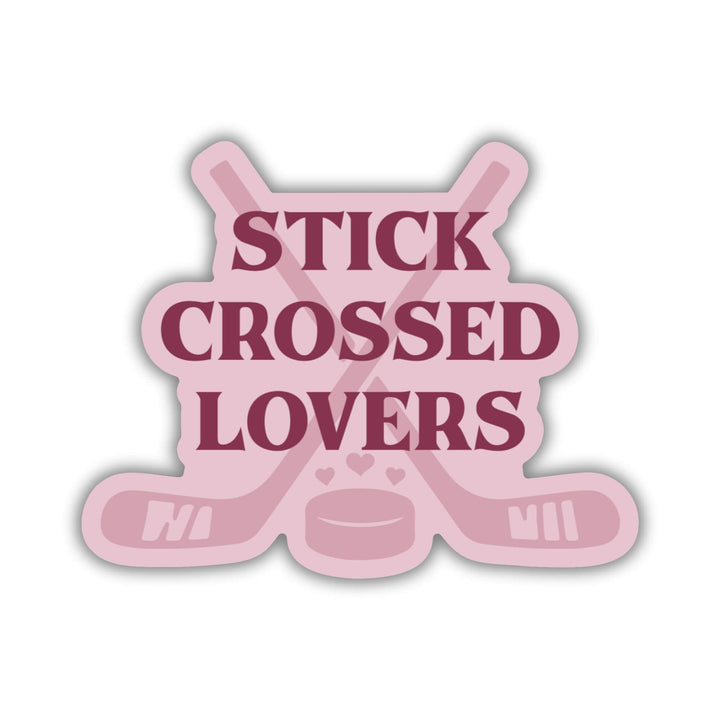Stick Crossed Lovers Sticker