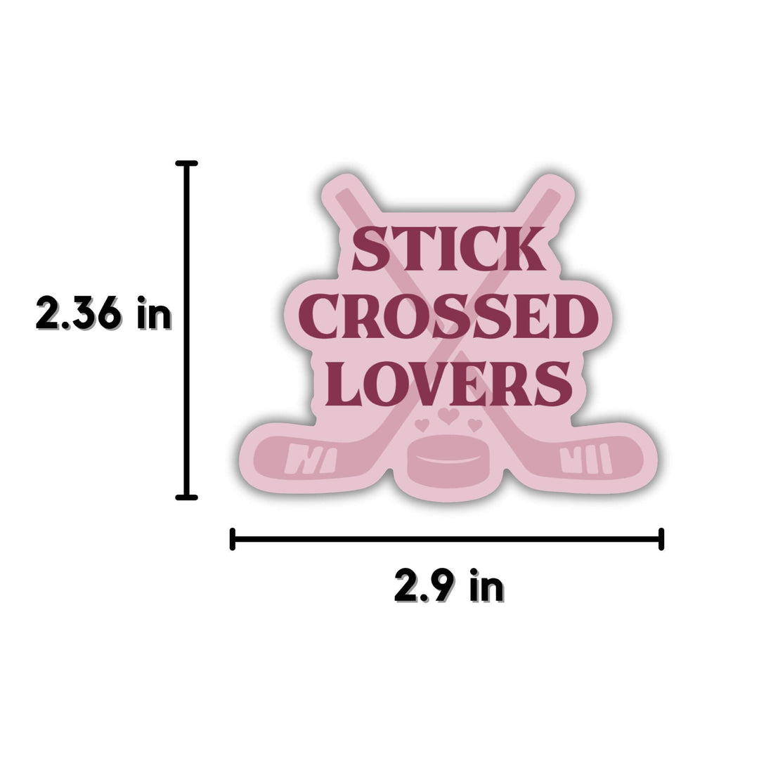 Stick Crossed Lovers Sticker