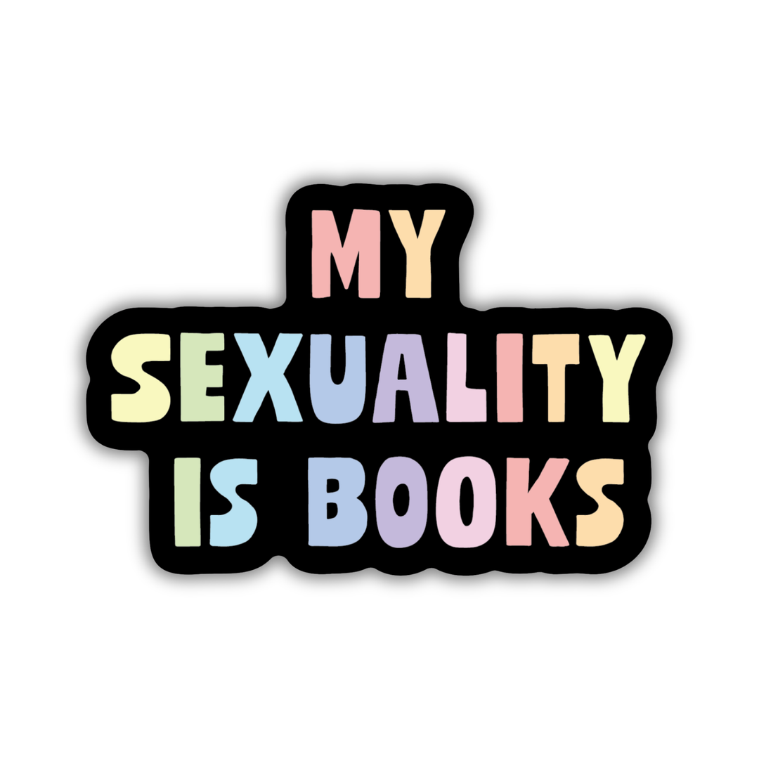 My Sexuality Is Books Sticker