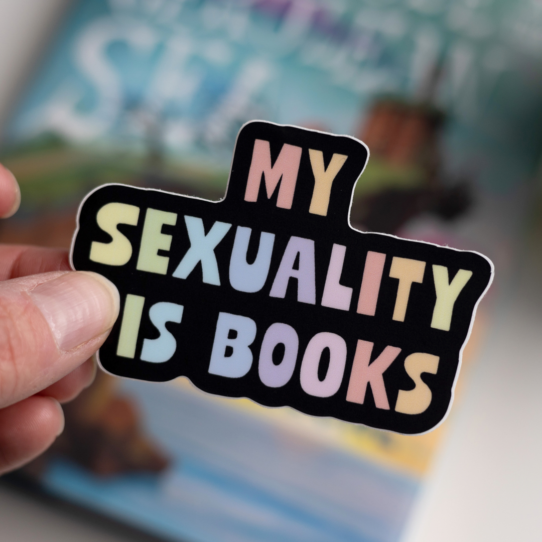 My Sexuality Is Books Sticker