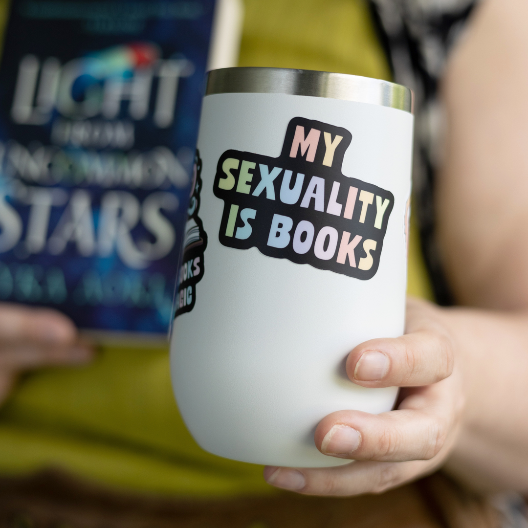 My Sexuality Is Books Sticker