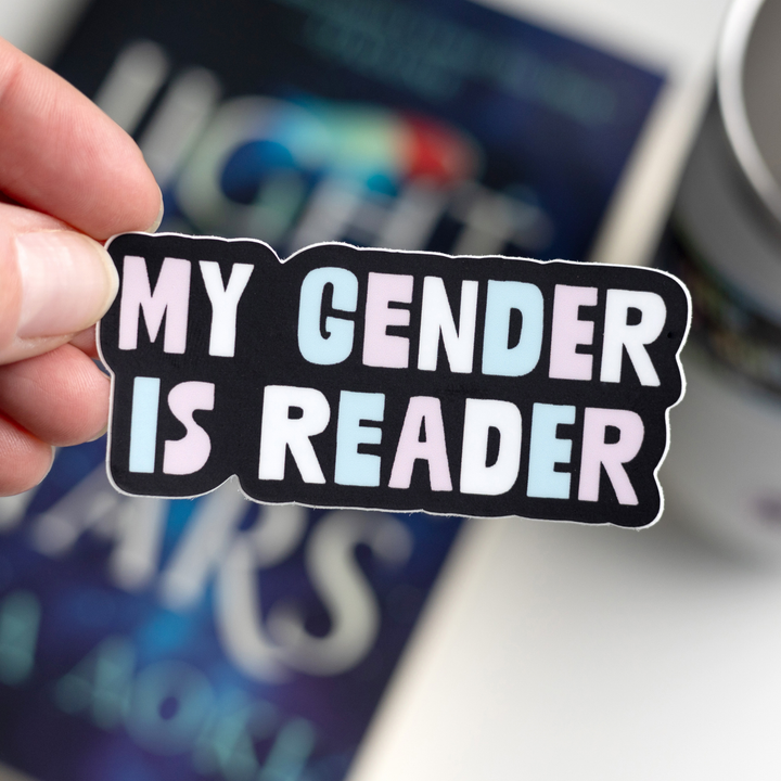 My Gender Is Reader Sticker