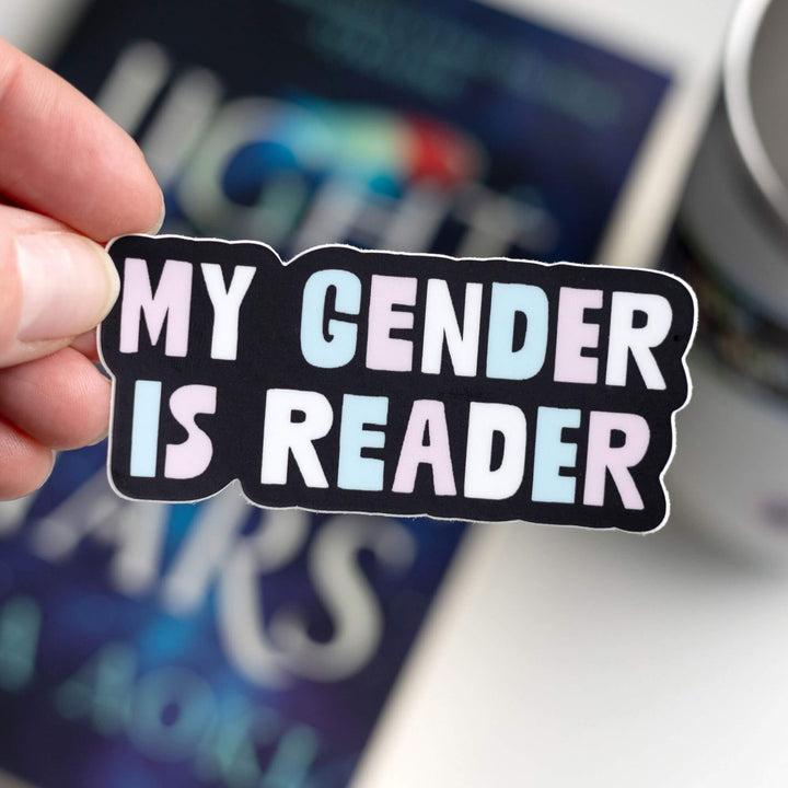 My Gender Is Reader Sticker