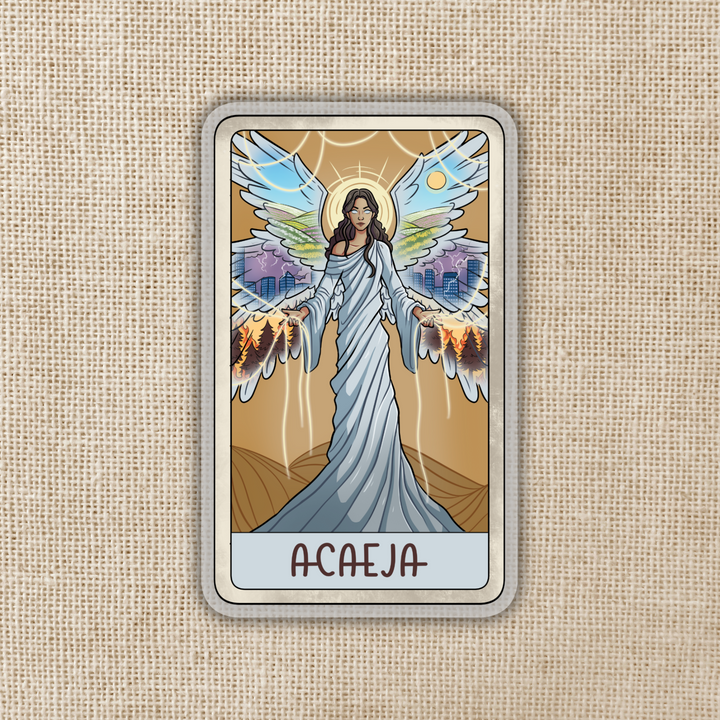 Goddess Acaeja Tarot Card Sticker | Crowns Of Nyaxia