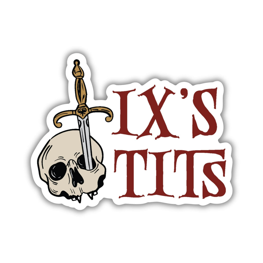 Ix's Tits Sticker | Crowns Of Nyaxia