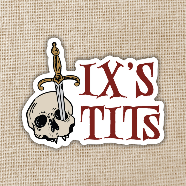 Ix's Tits Sticker | Crowns Of Nyaxia