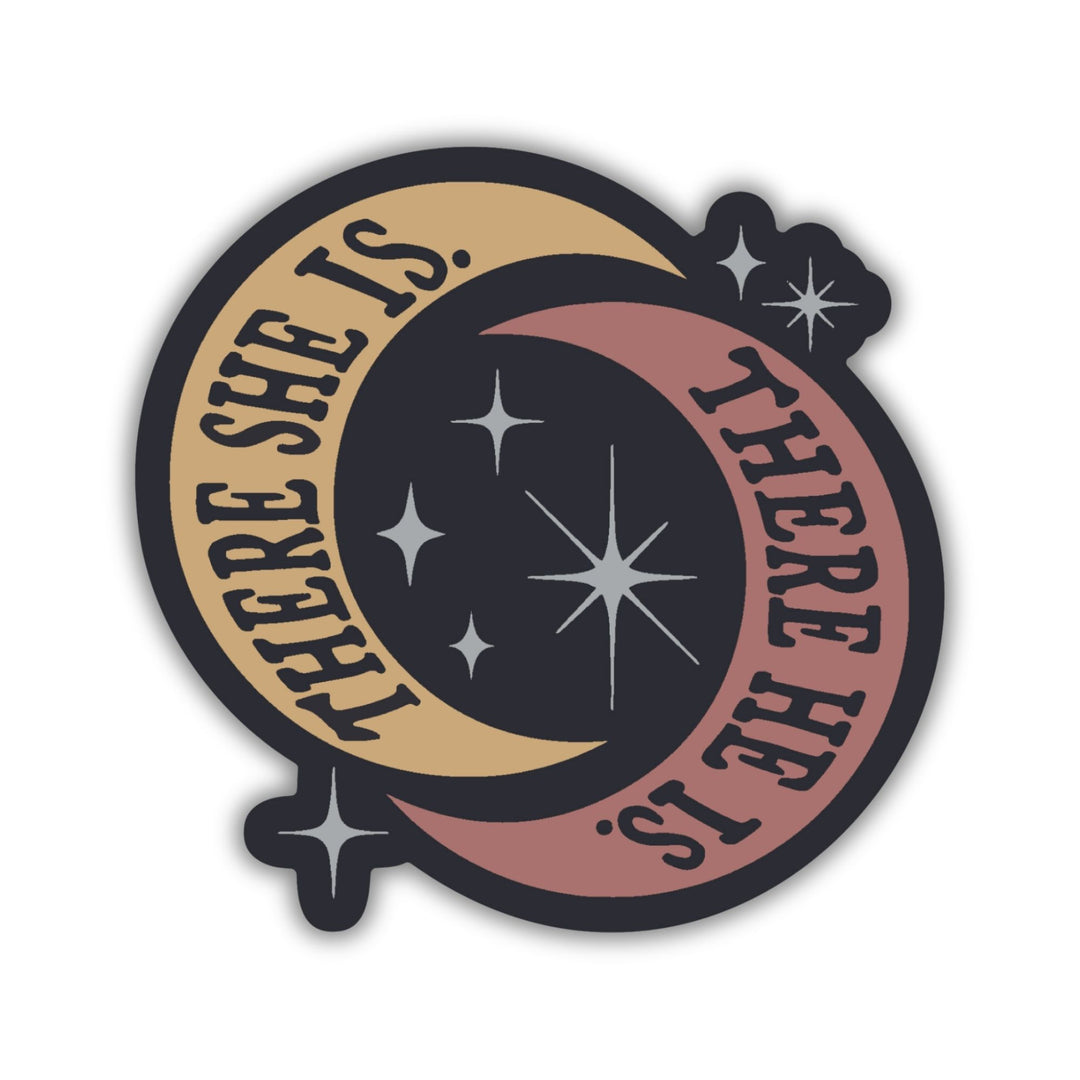 There He is, There She Is Sticker | Crowns of Nyaxia