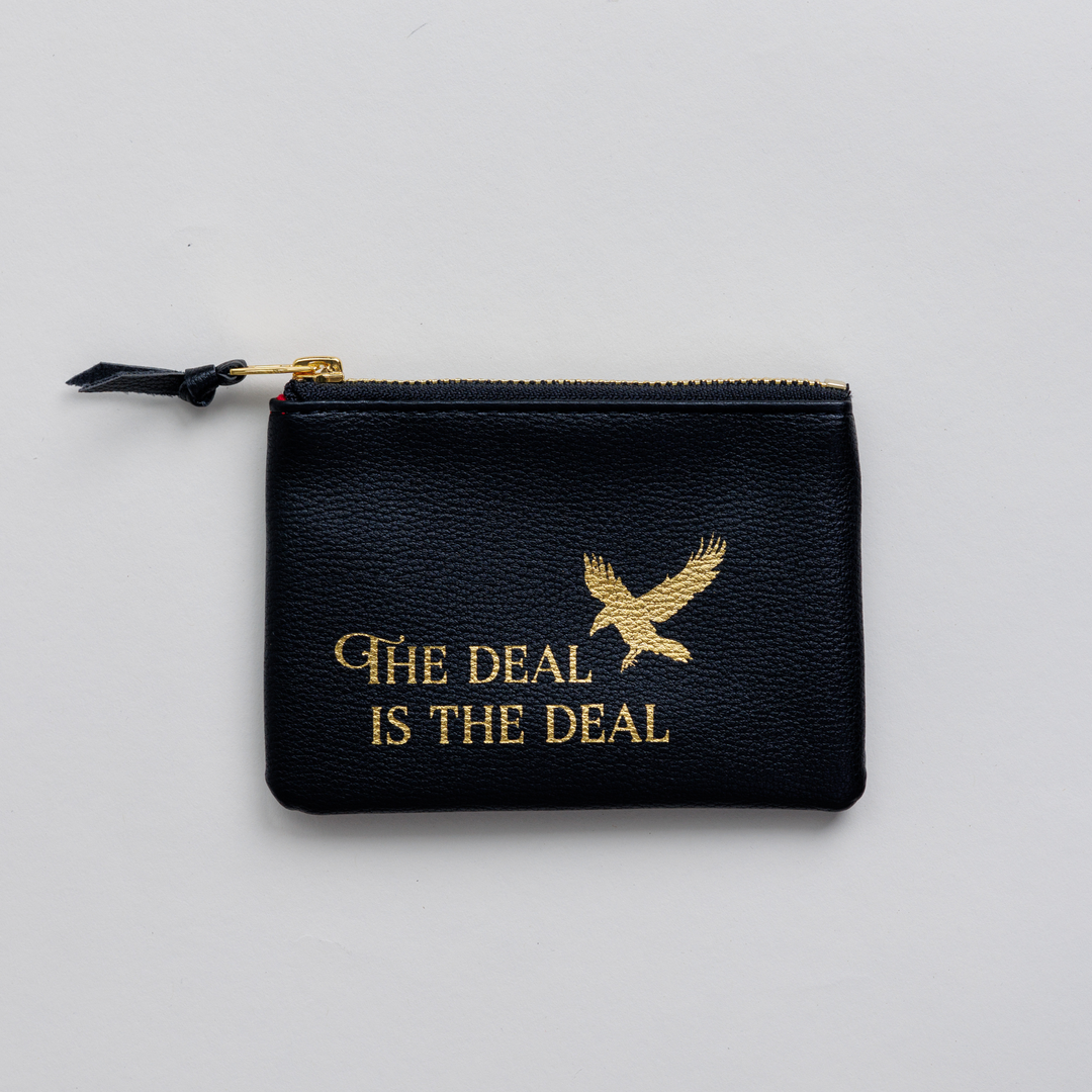 Deal Is the Deal Leather Coin Pouch | Six of Crows
