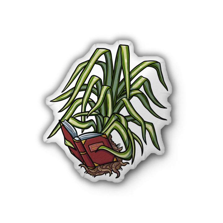 Caz the Spider Plant Throw Pillow | The Spellshop