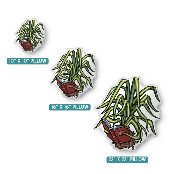 Caz the Spider Plant Throw Pillow | The Spellshop