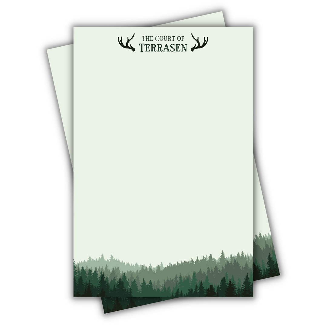 The Court of Terrasen Sarah J Maas Notepad - 4x6"