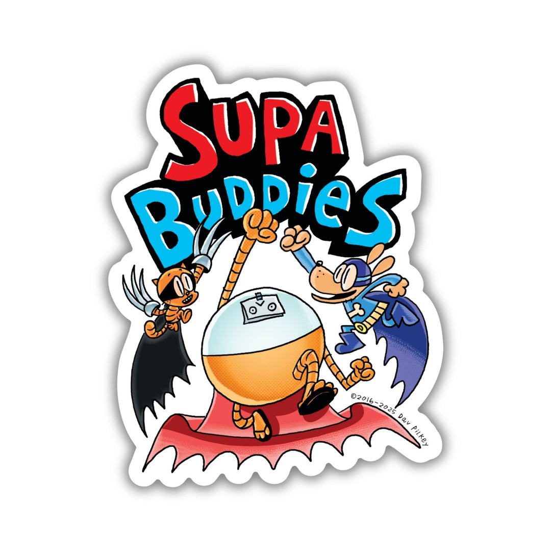 Supa Buddies Crew Sticker | Dog Man