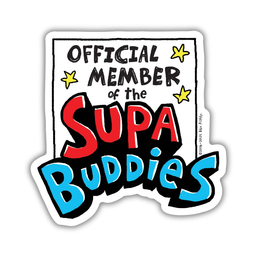 Supa Buddies Official Member Sticker | Dog Man