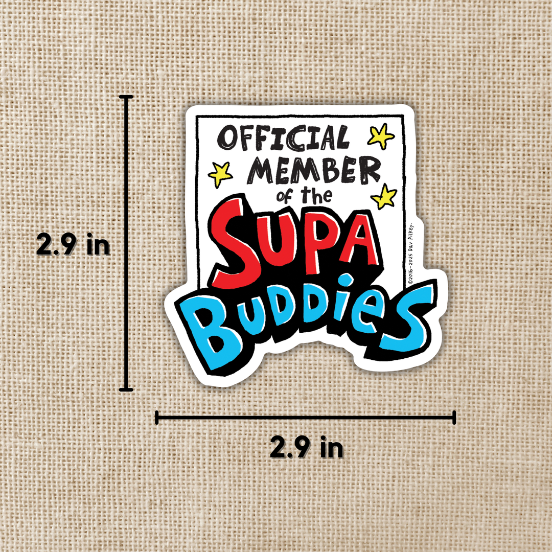 Supa Buddies Official Member Sticker | Dog Man