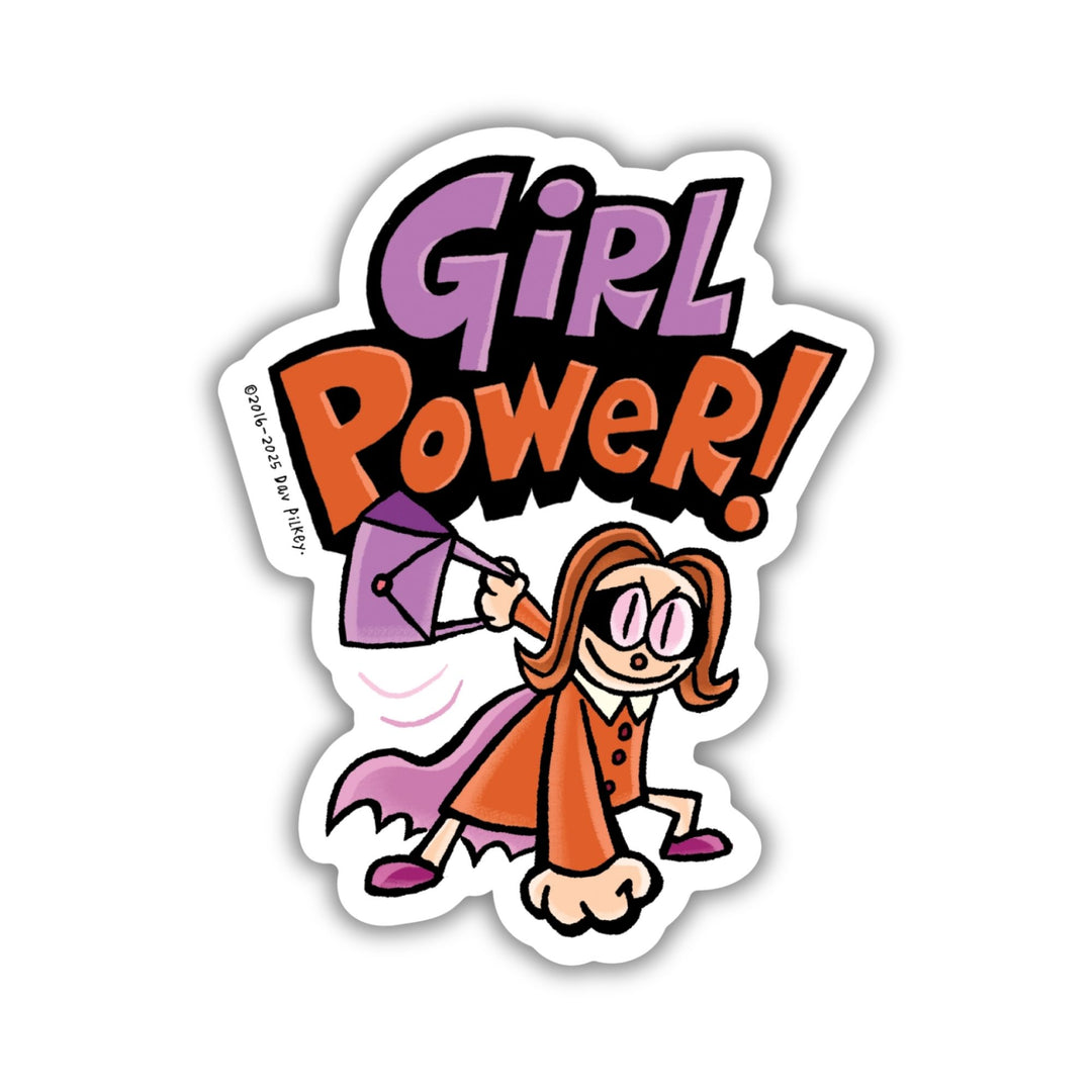 Girl Power Sticker | Dog Man
