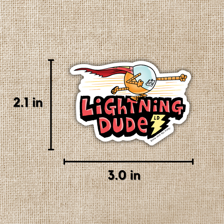 Lightning Dude Sticker | Dog Man