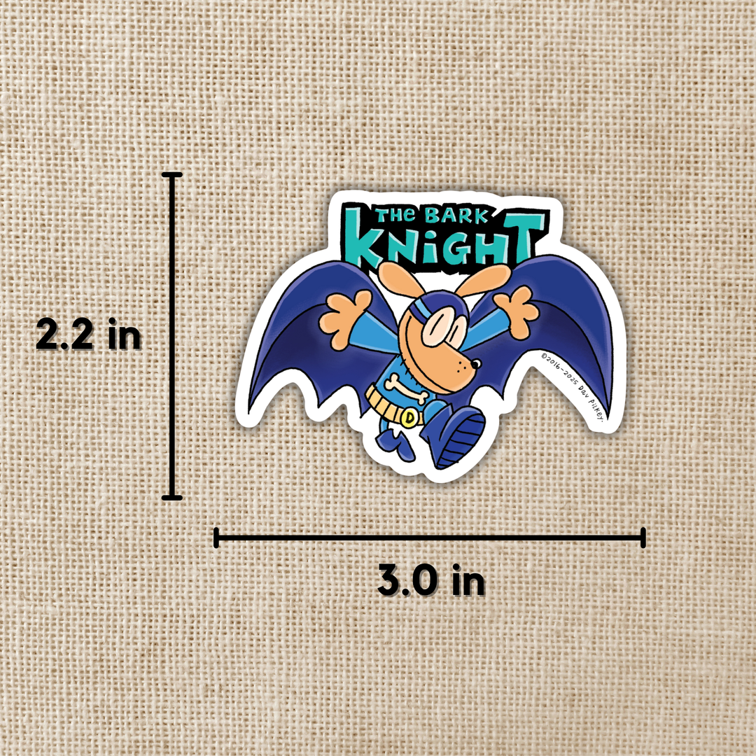 Bark Knight Sticker | Dog Man