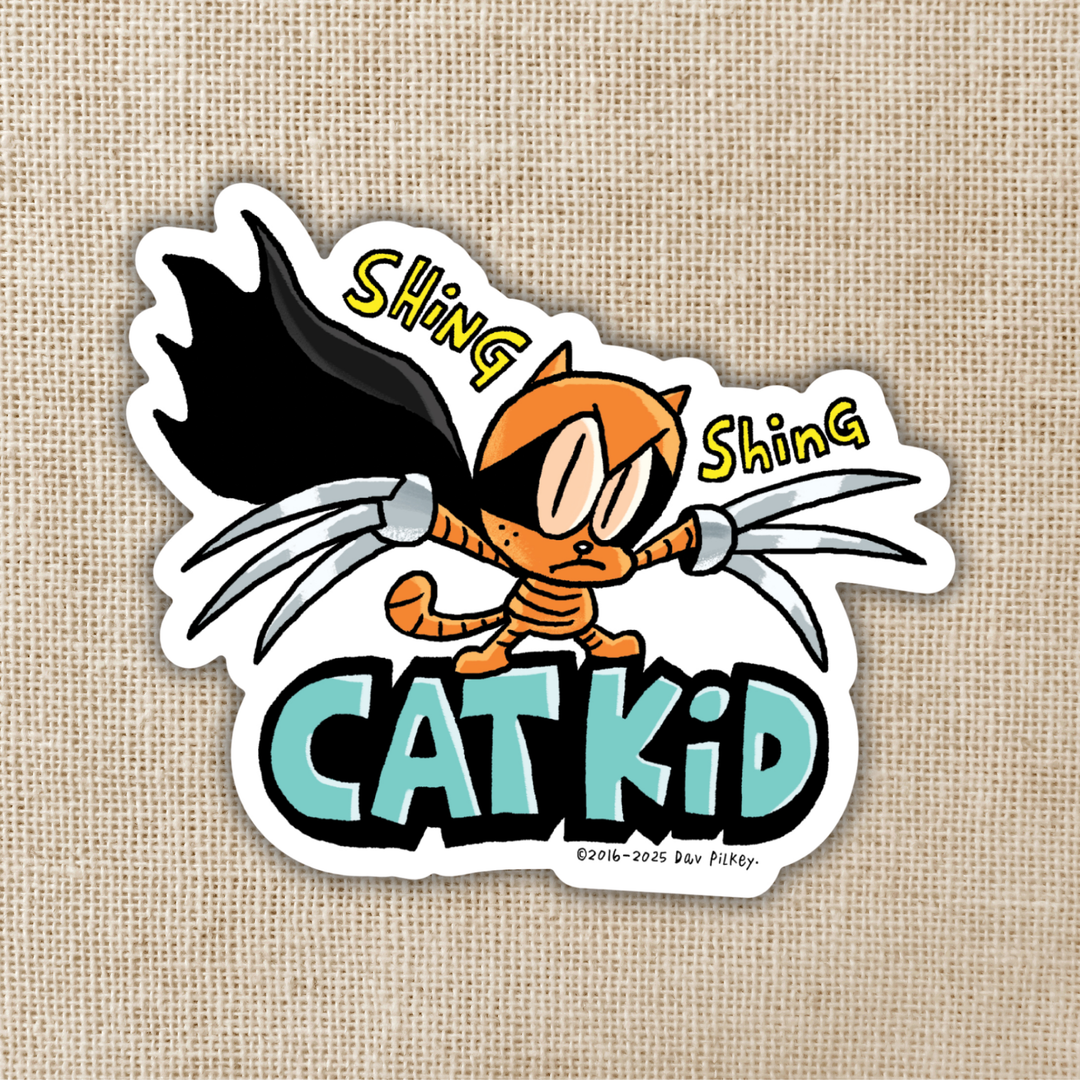 Cat Kid Sticker | Dog Man