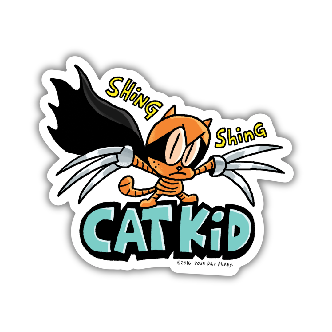 Cat Kid Sticker | Dog Man