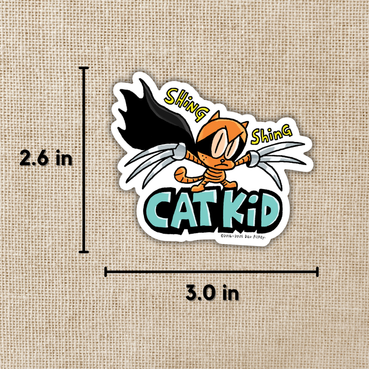 Cat Kid Sticker | Dog Man