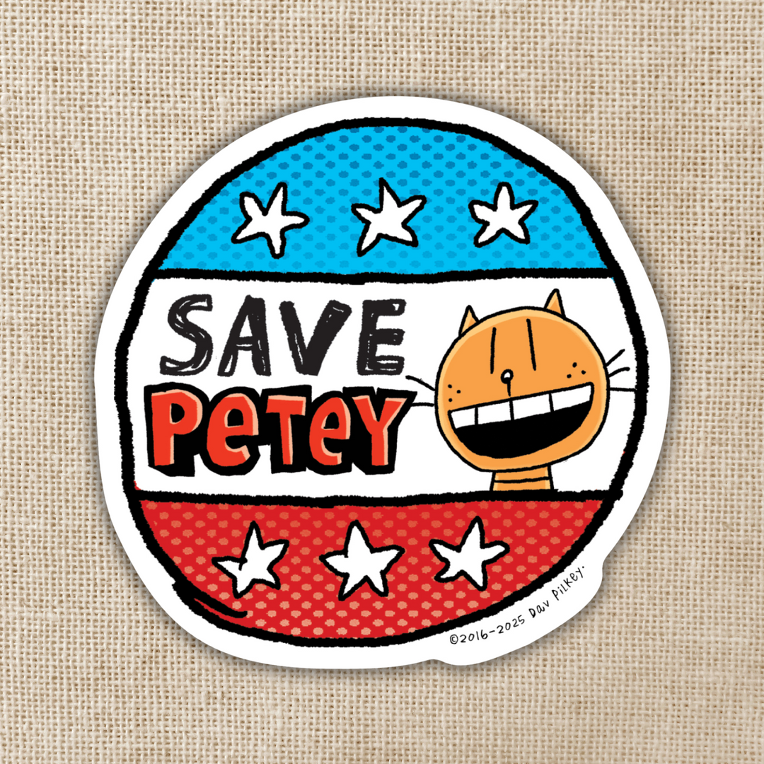 Save Petey Sticker | Dog Man
