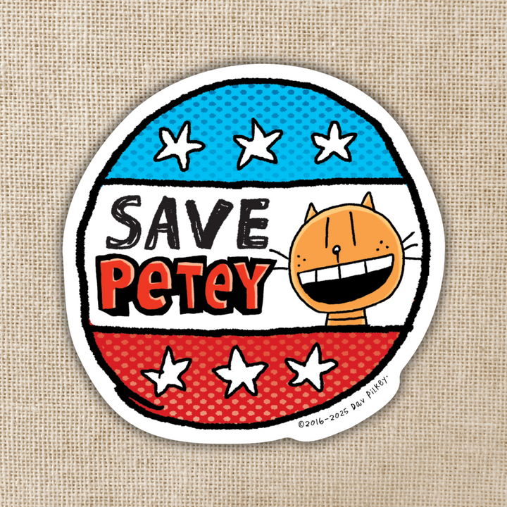 Save Petey Sticker | Dog Man