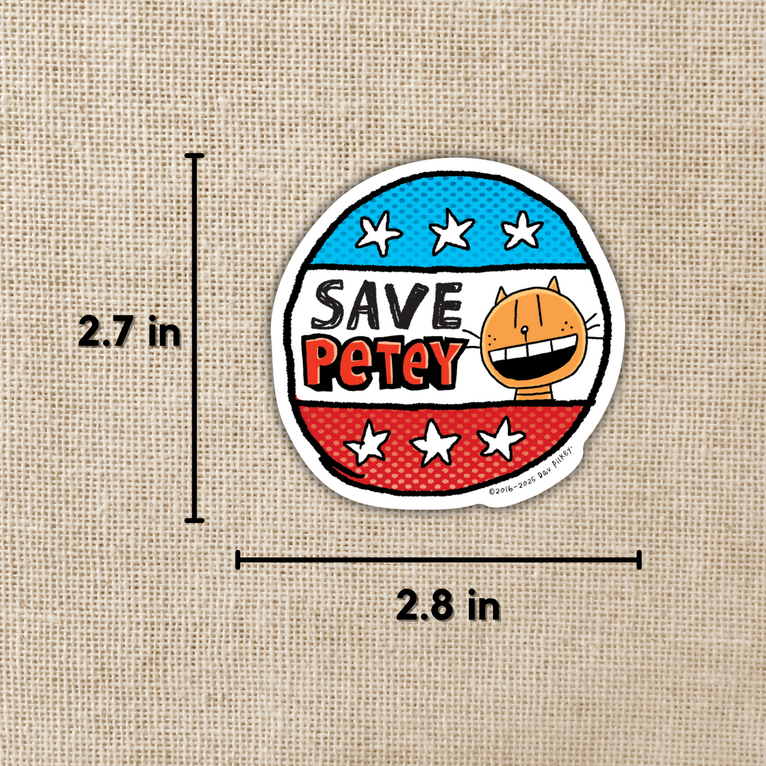 Save Petey Sticker | Dog Man