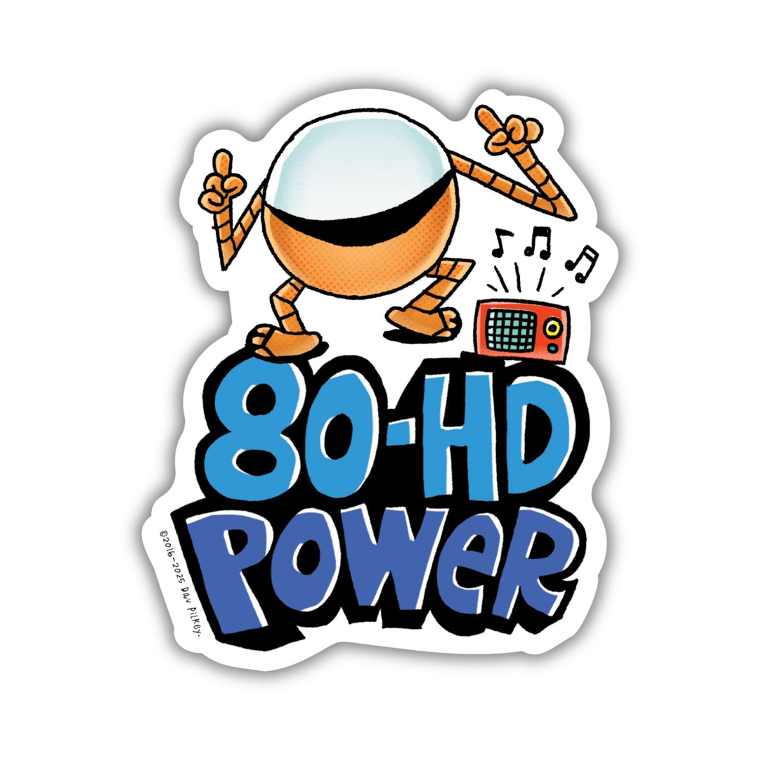80-HD Power Sticker | Dog Man