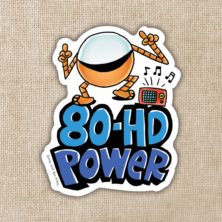 80-HD Power Sticker | Dog Man