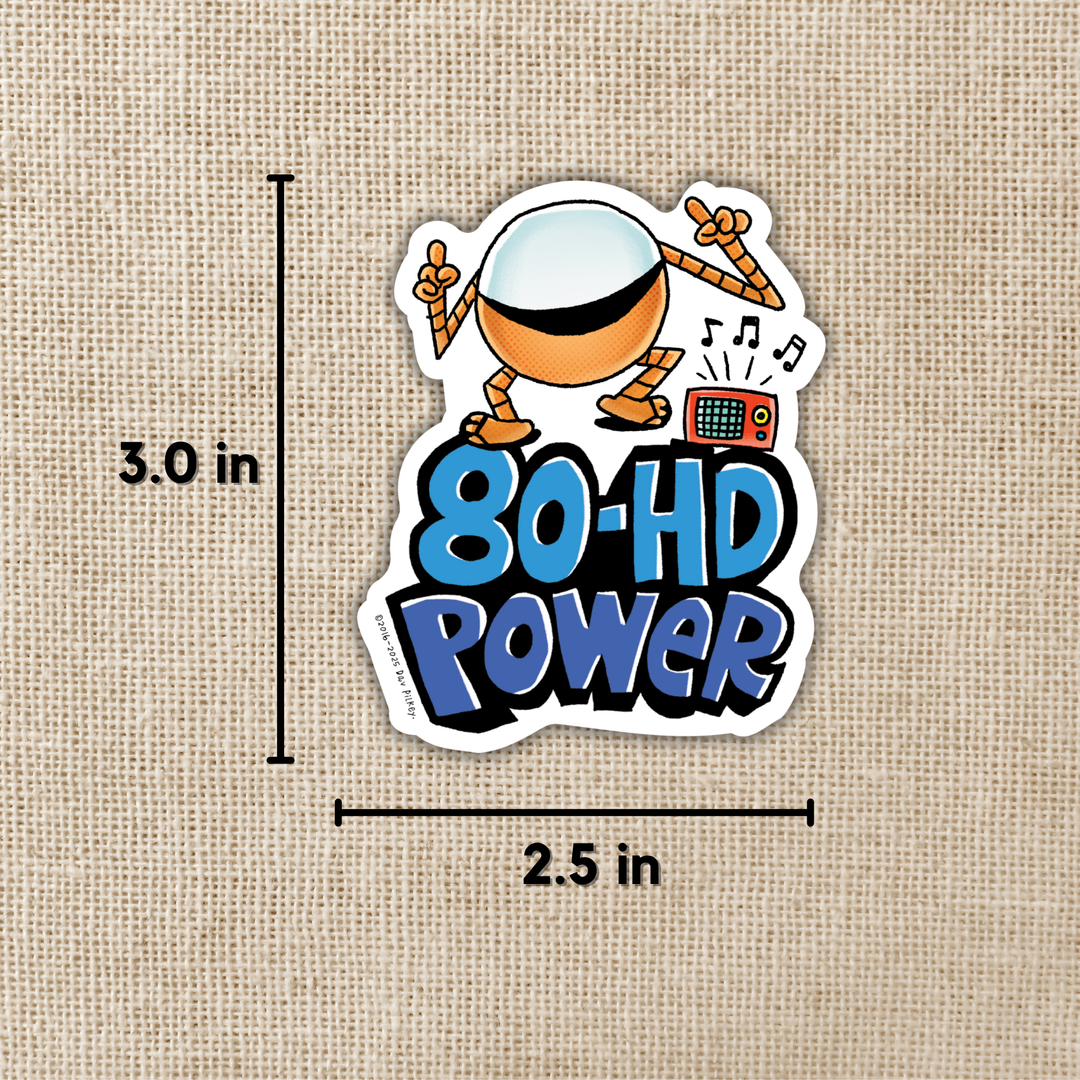 80-HD Power Sticker | Dog Man