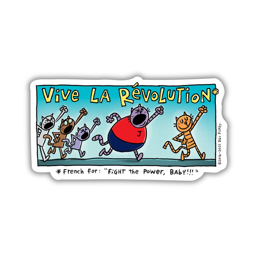 Vive La Révolution Sticker | Dog Man