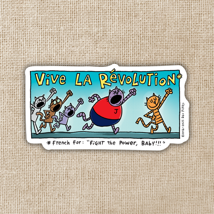 Vive La Révolution Sticker | Dog Man
