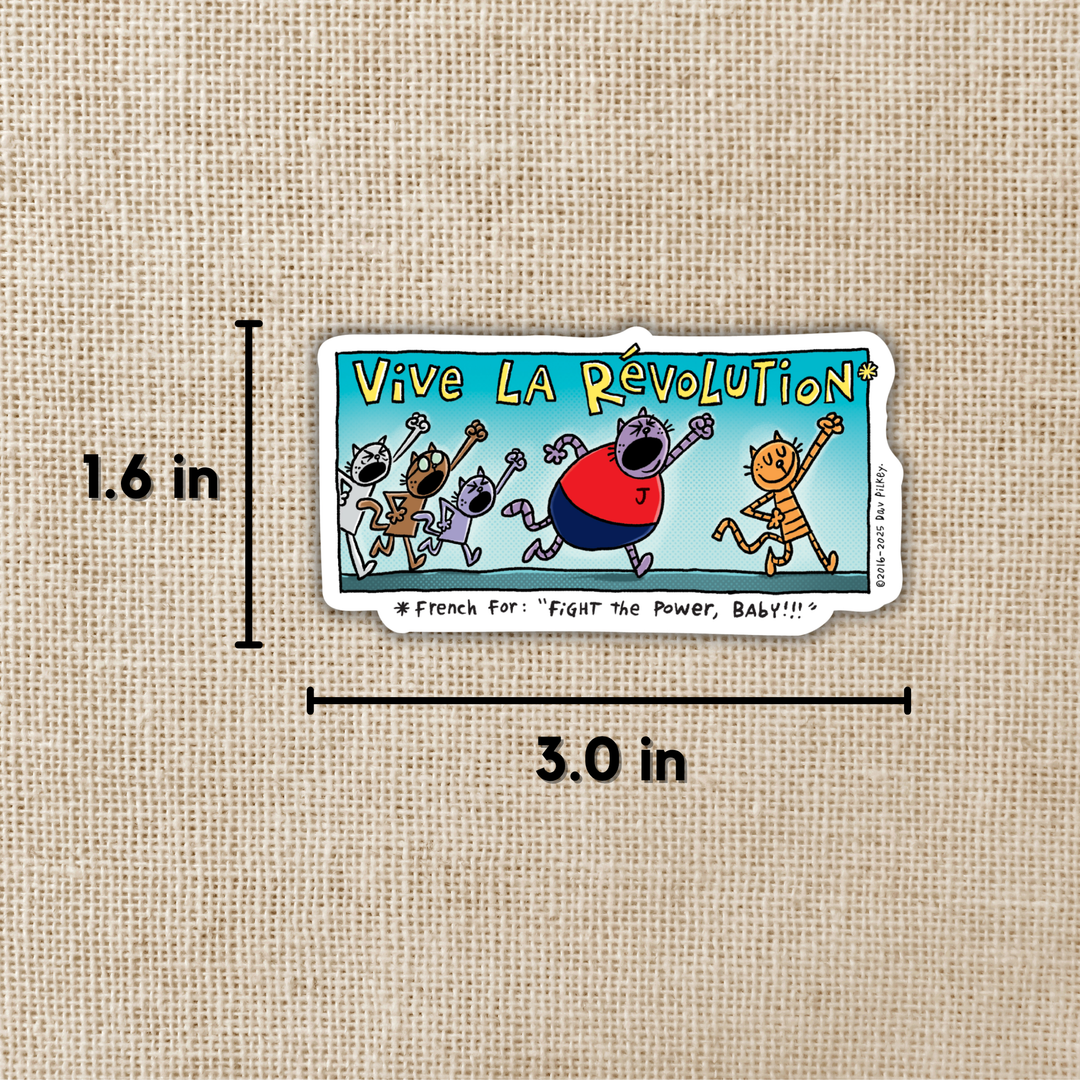 Vive La Révolution Sticker | Dog Man