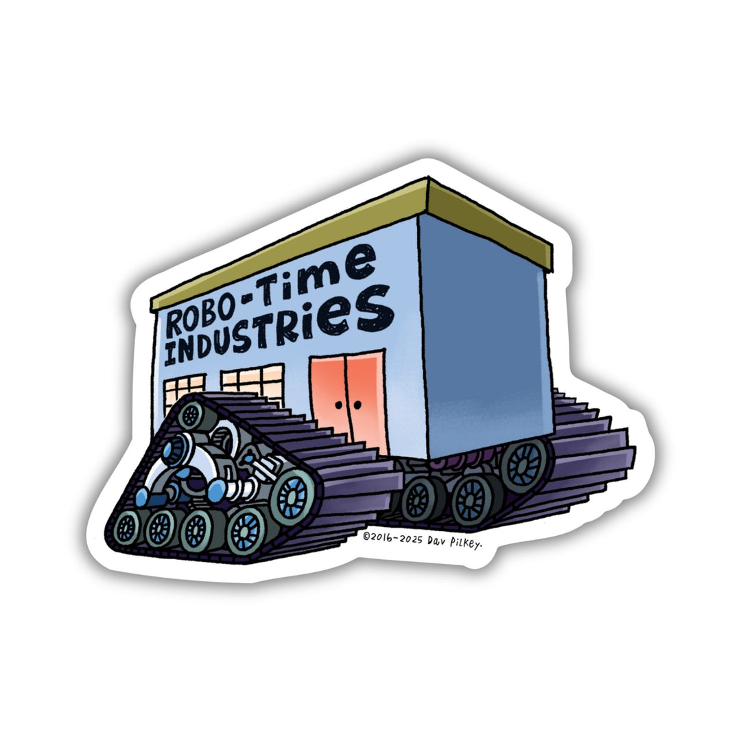 Dr. Scum’s Robo-Time Industries Sticker | Dog Man