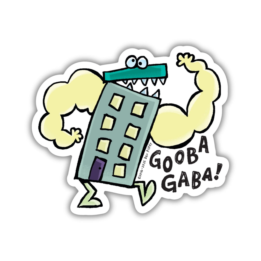 Beastly Building Sticker | Dog Man