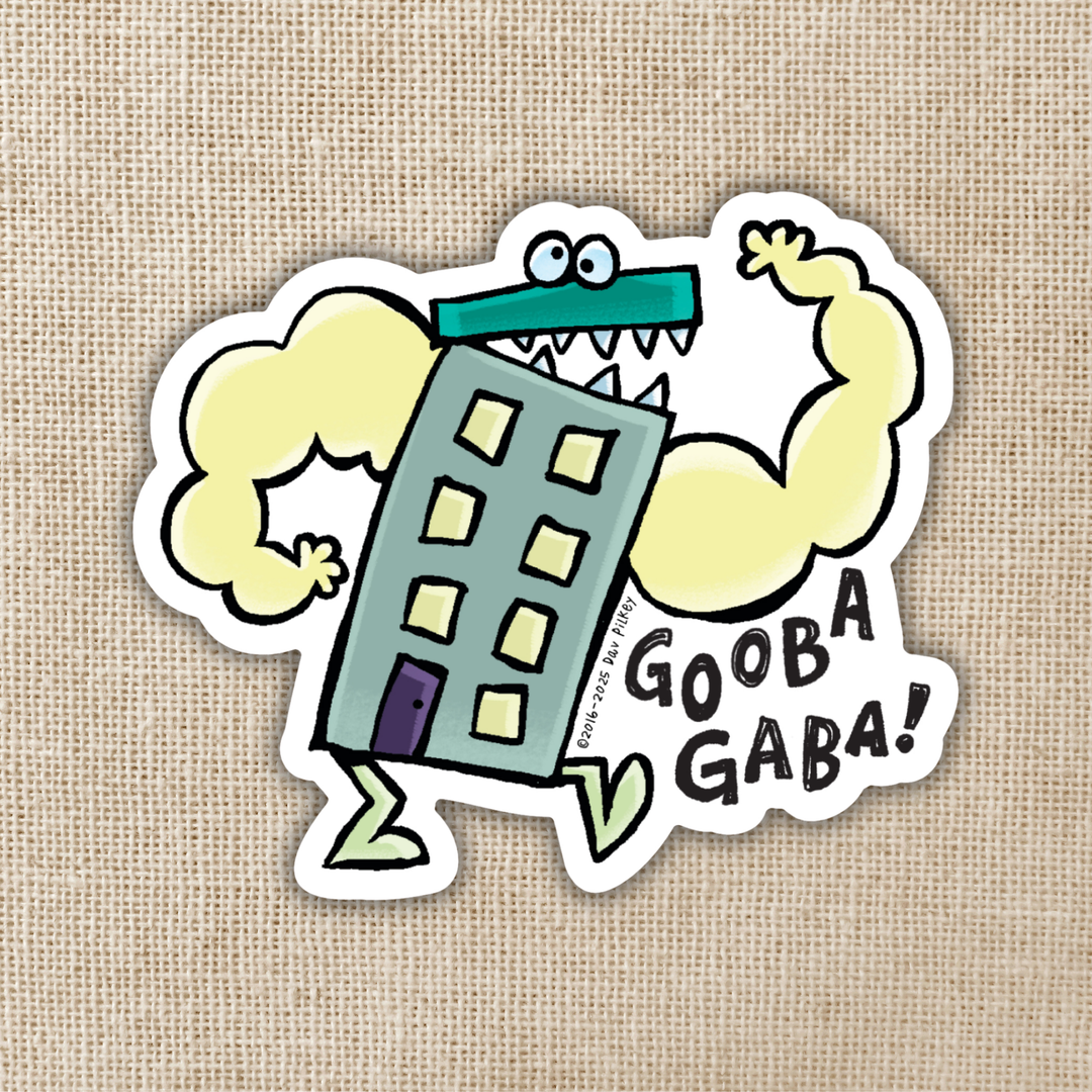 Beastly Building Sticker | Dog Man