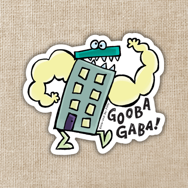 Beastly Building Sticker | Dog Man