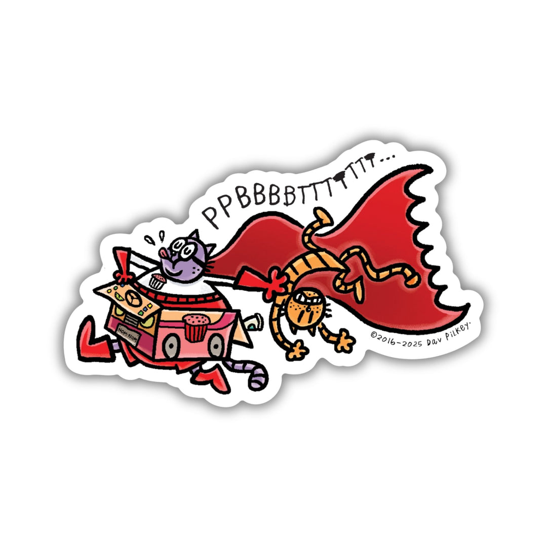 The Cupcakemobile Sticker | Dog Man