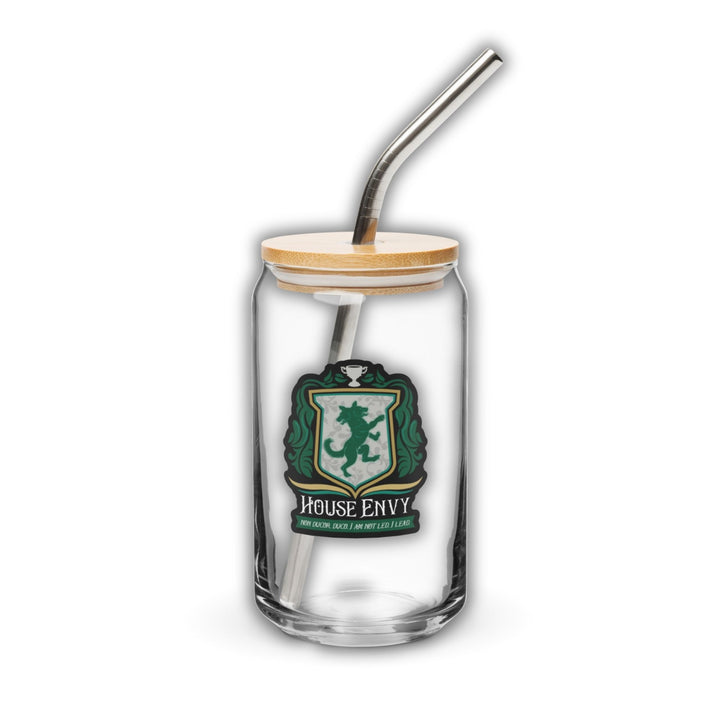 House Envy Crest Glass Can Cup
