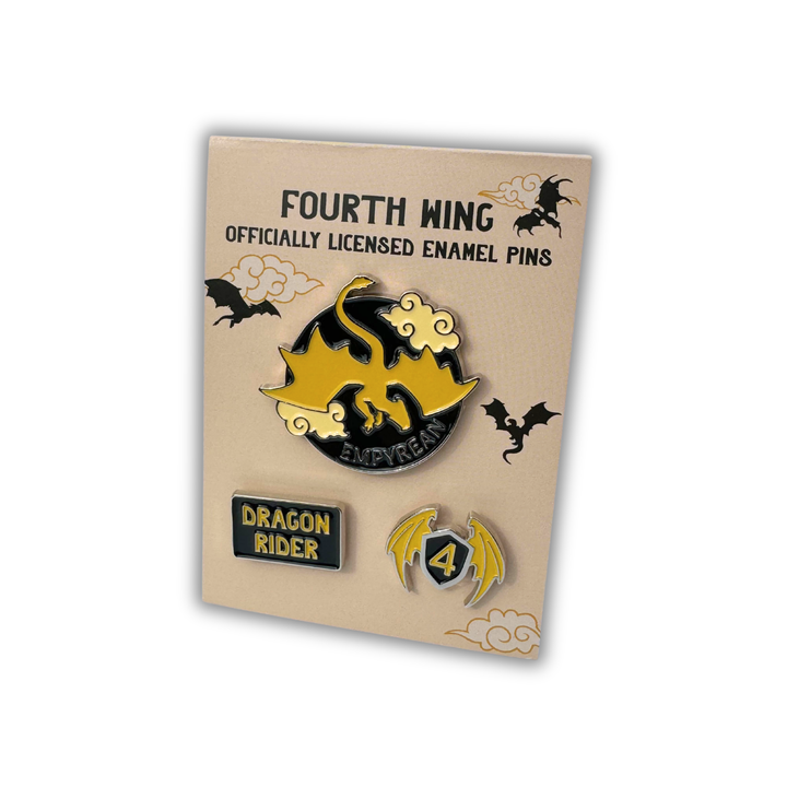 Fourth Wing Enamel Pin Set | Fourth Wing