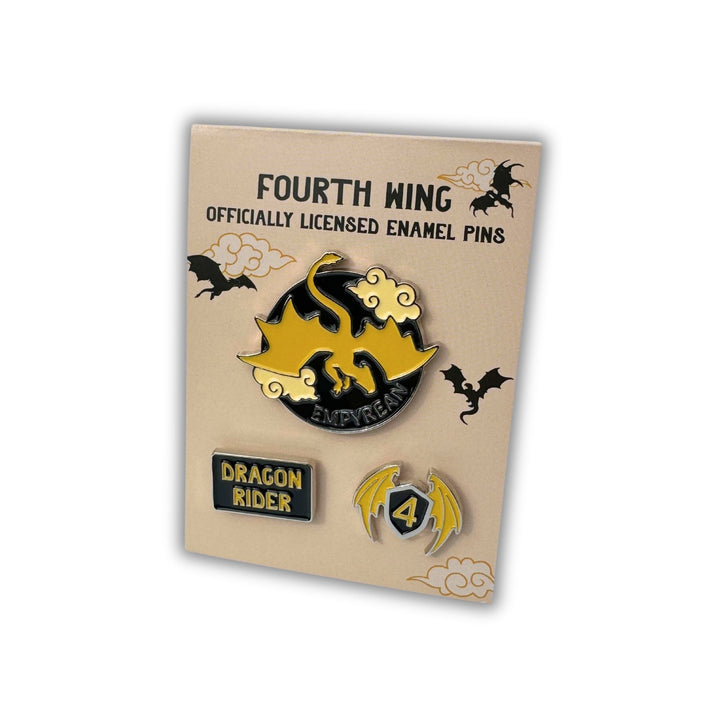 Fourth Wing Enamel Pin Set | Fourth Wing