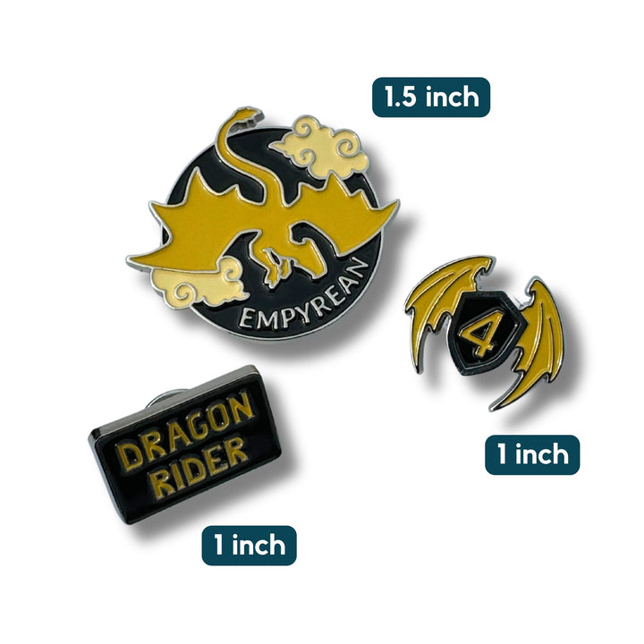 Fourth Wing Enamel Pin Set | Fourth Wing
