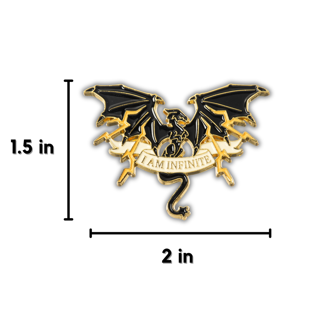 I Am Infinite Enamel Pin | Fourth Wing