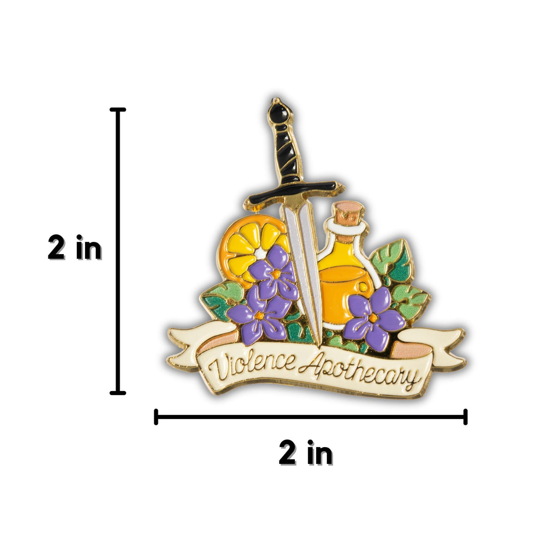 Violence Apothecary Enamel Pin | Fourth Wing