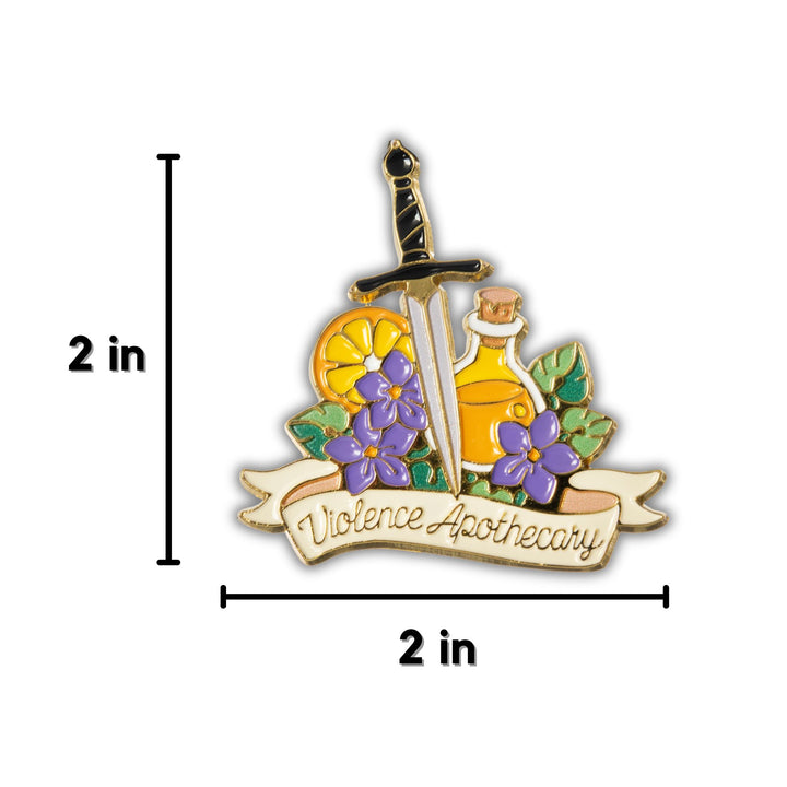 Violence Apothecary Enamel Pin | Fourth Wing