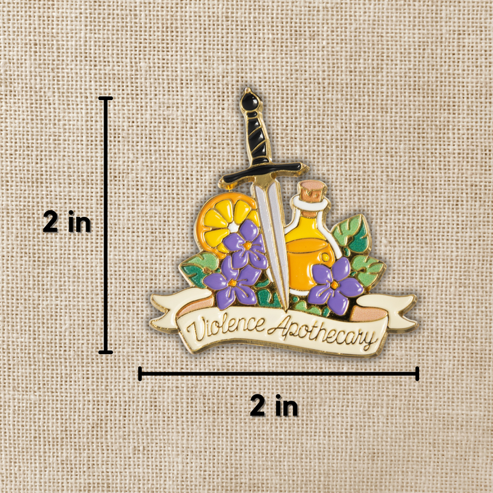 Violence Apothecary Enamel Pin | Fourth Wing