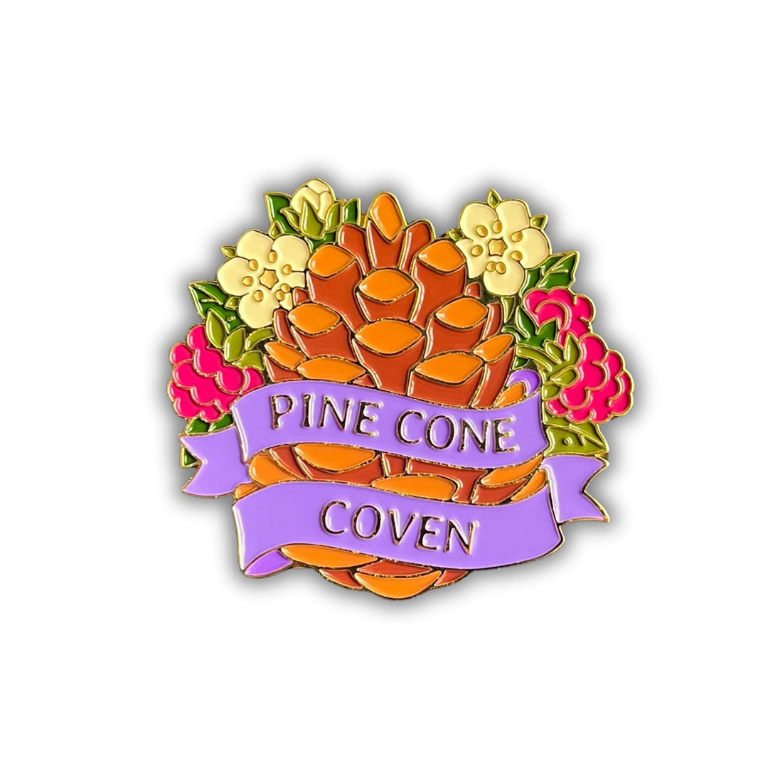 Pine Cone Coven Enamel Pin | The Spellshop