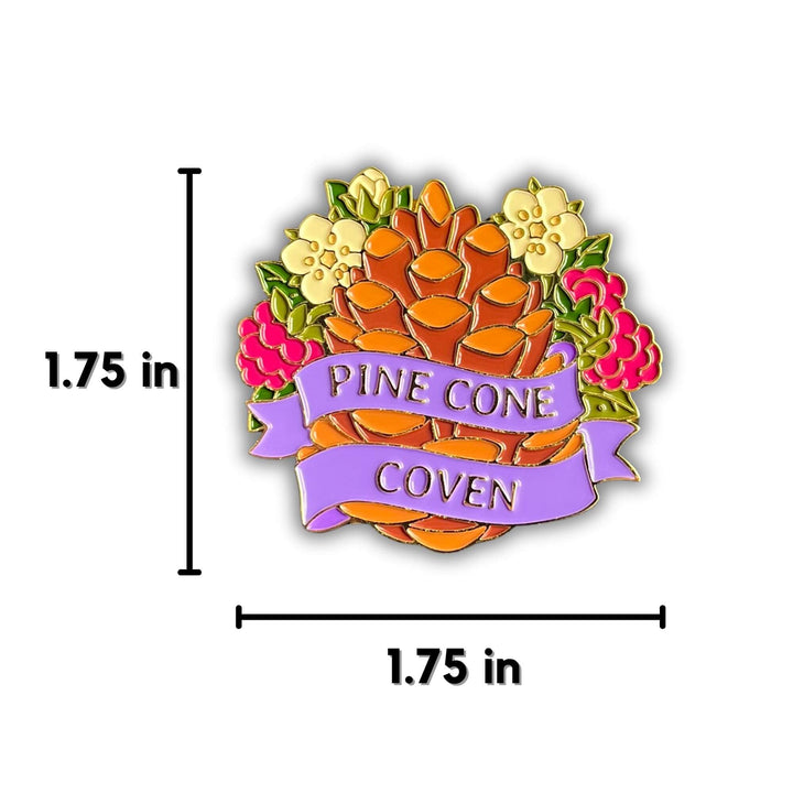 Pine Cone Coven Enamel Pin | The Spellshop