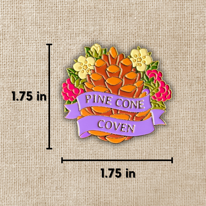 Pine Cone Coven Enamel Pin | The Spellshop