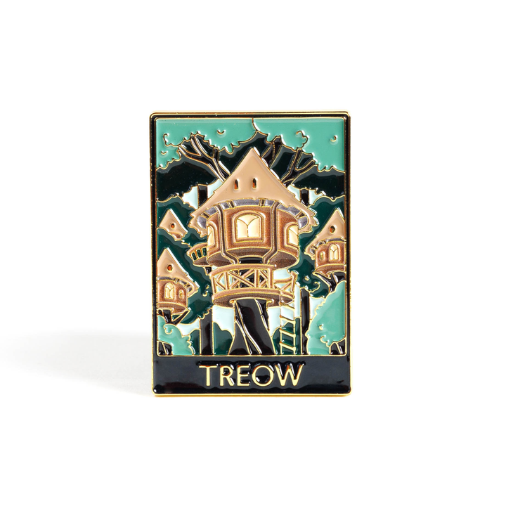 Treow Destination Enamel Pin | Shield of Sparrows